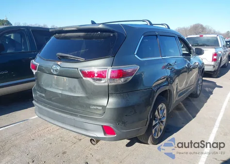 2016 Toyota Highlander Limited Platinum V6 z USA, uszkodzony, nr VIN 5TDYKRFH1GS174469